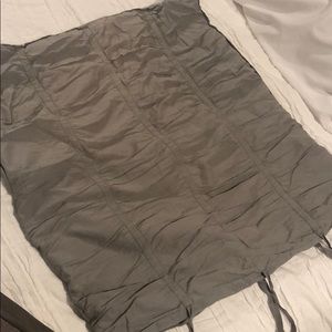 West Elm Euro Sham - gray